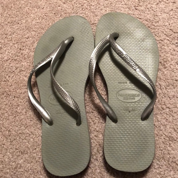 worn out flip flops